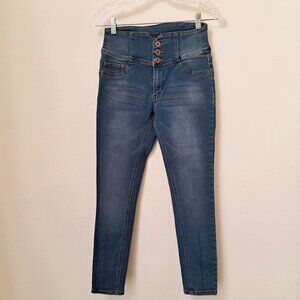 Mazy Juniors Jeans Skinny High Rise Blue Color Size 9/10